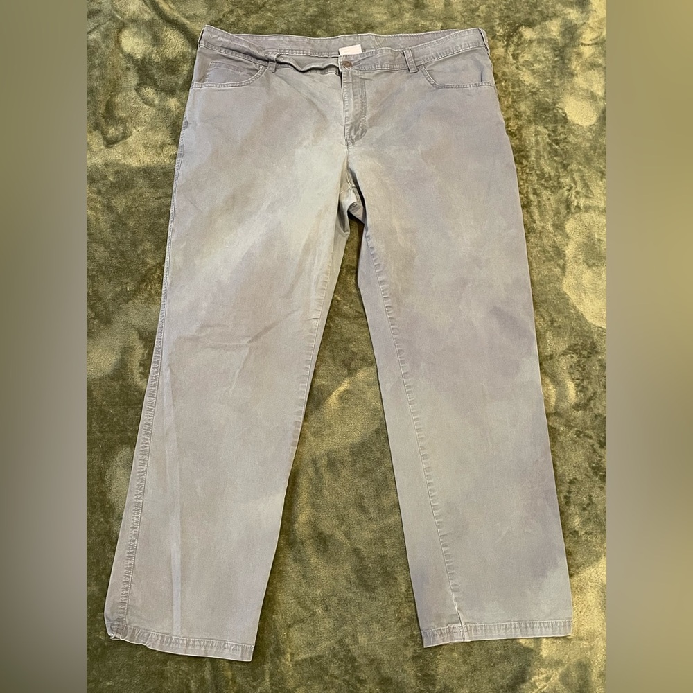 Men's Columbia Gray Regular Fit Hiking Outdoor Lightweight Pants Size 40"x32"